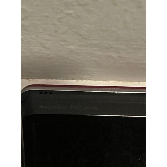 Sony Cyber-shot DSC-W710 Compact Digital Camera 16.1MP Pink 5X Zoom LCD Charger - Picture 5 of 13